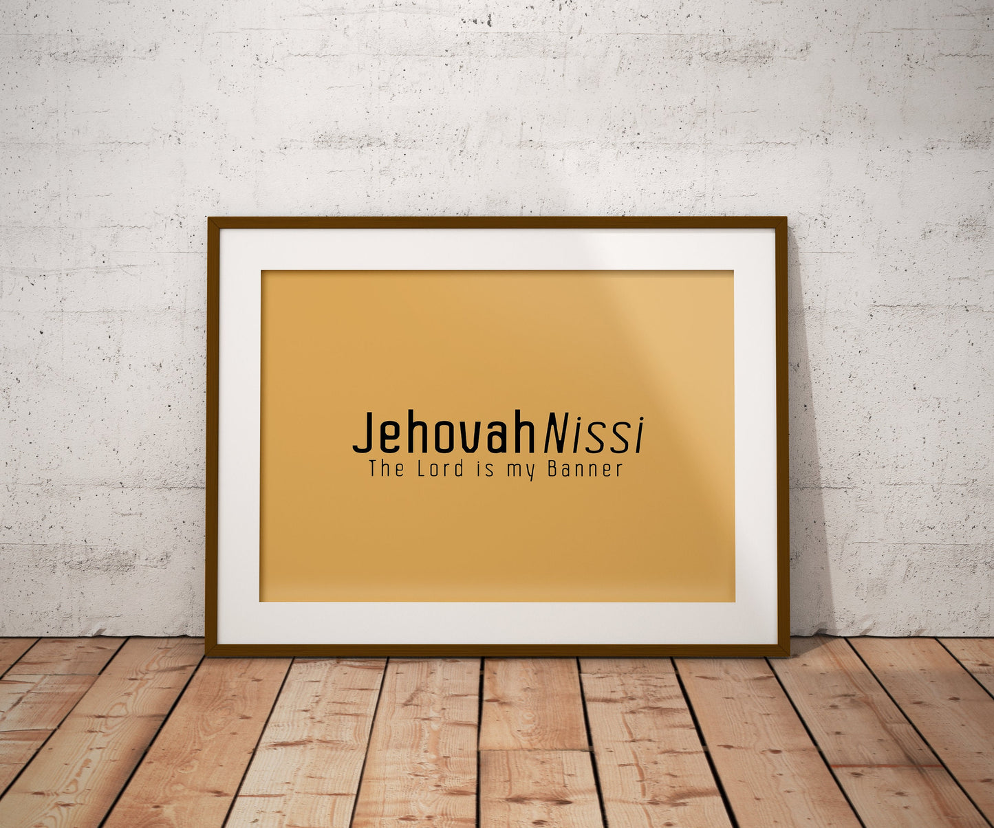 Jehovah Nissi • The Lord My Banner Print