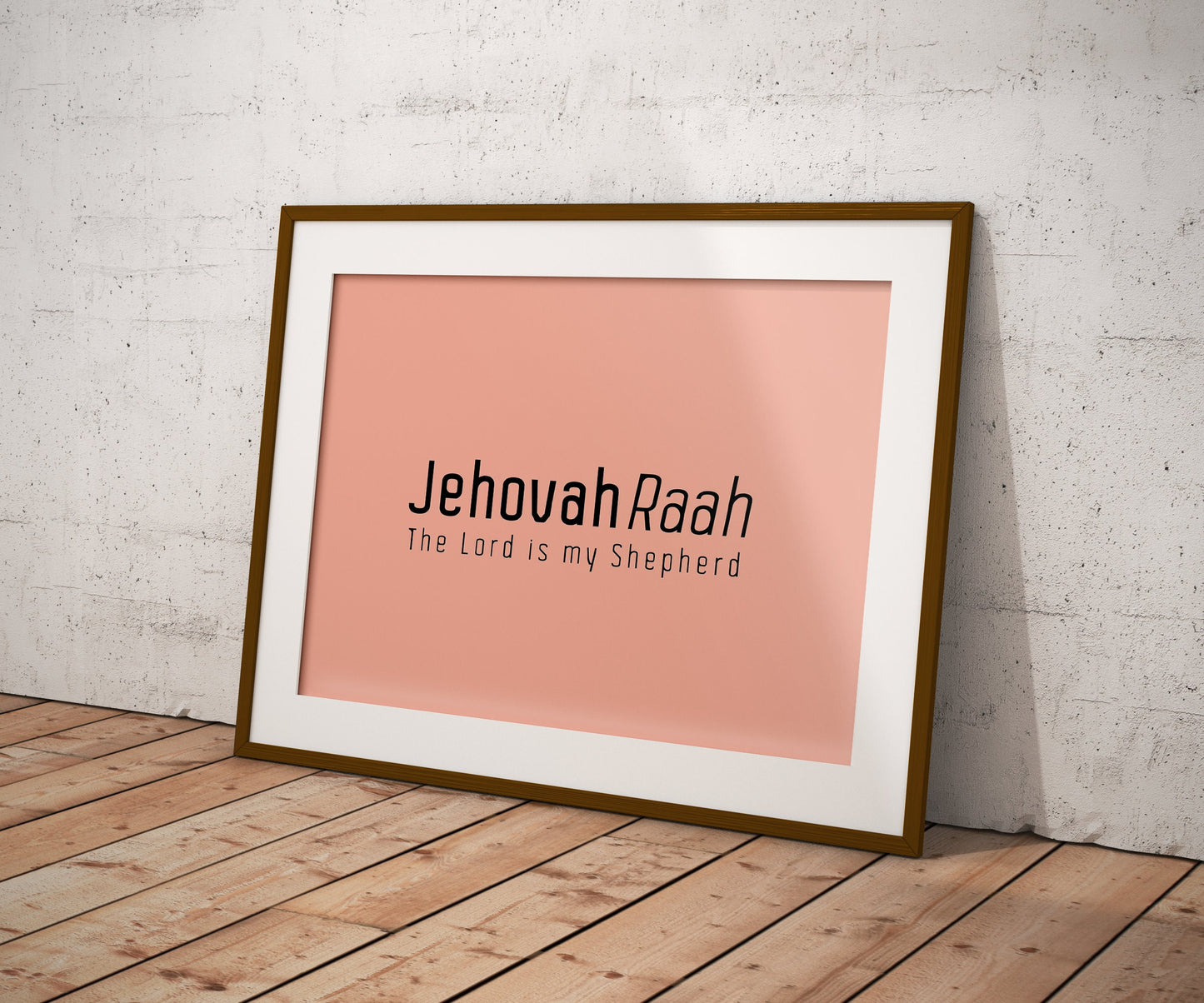 Jehovah Raah • The Lord is My Shepherd Print