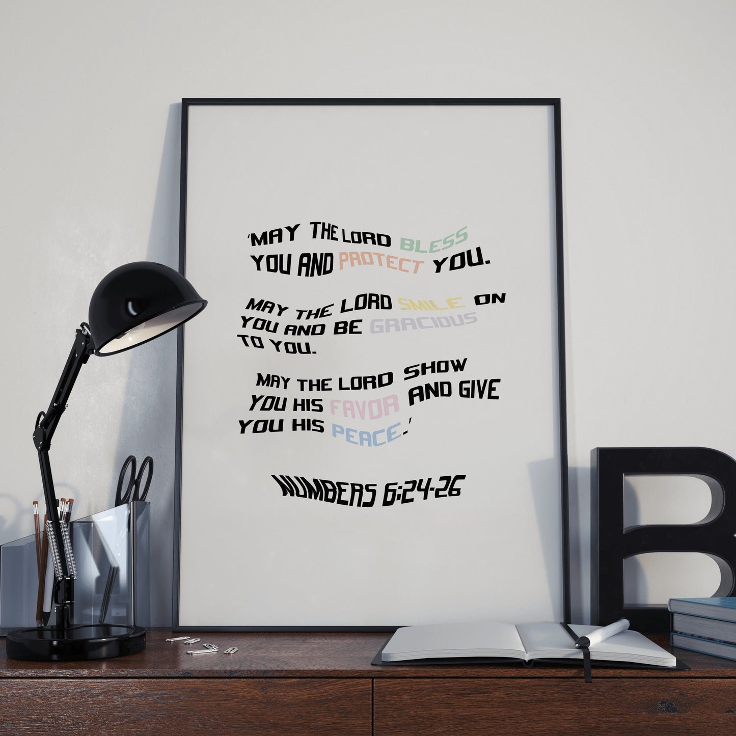 Aaronic Blessing - Numbers 6:24-26 Print