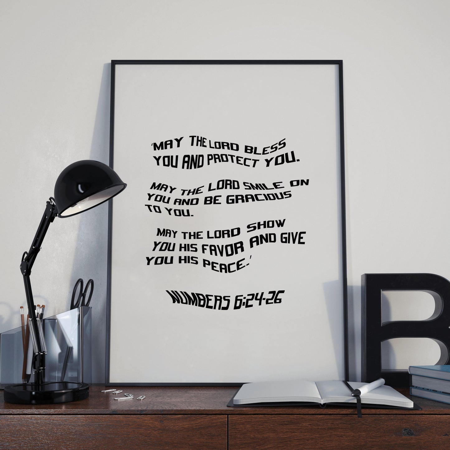 Aaronic Blessing - Numbers 6:24-26 Print
