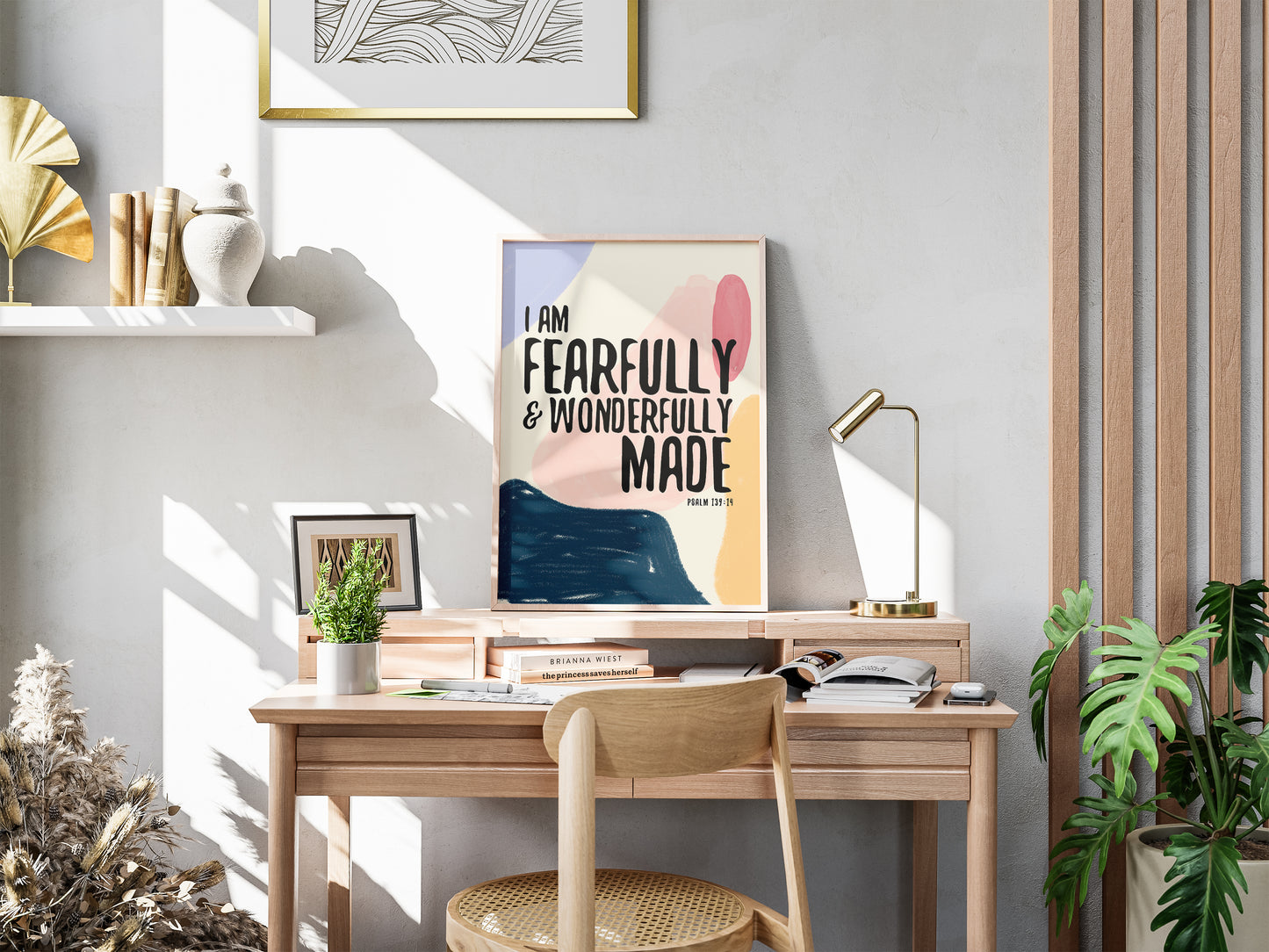 I am Fearfully and Wonderfully Made - Psalm 139:14 Print