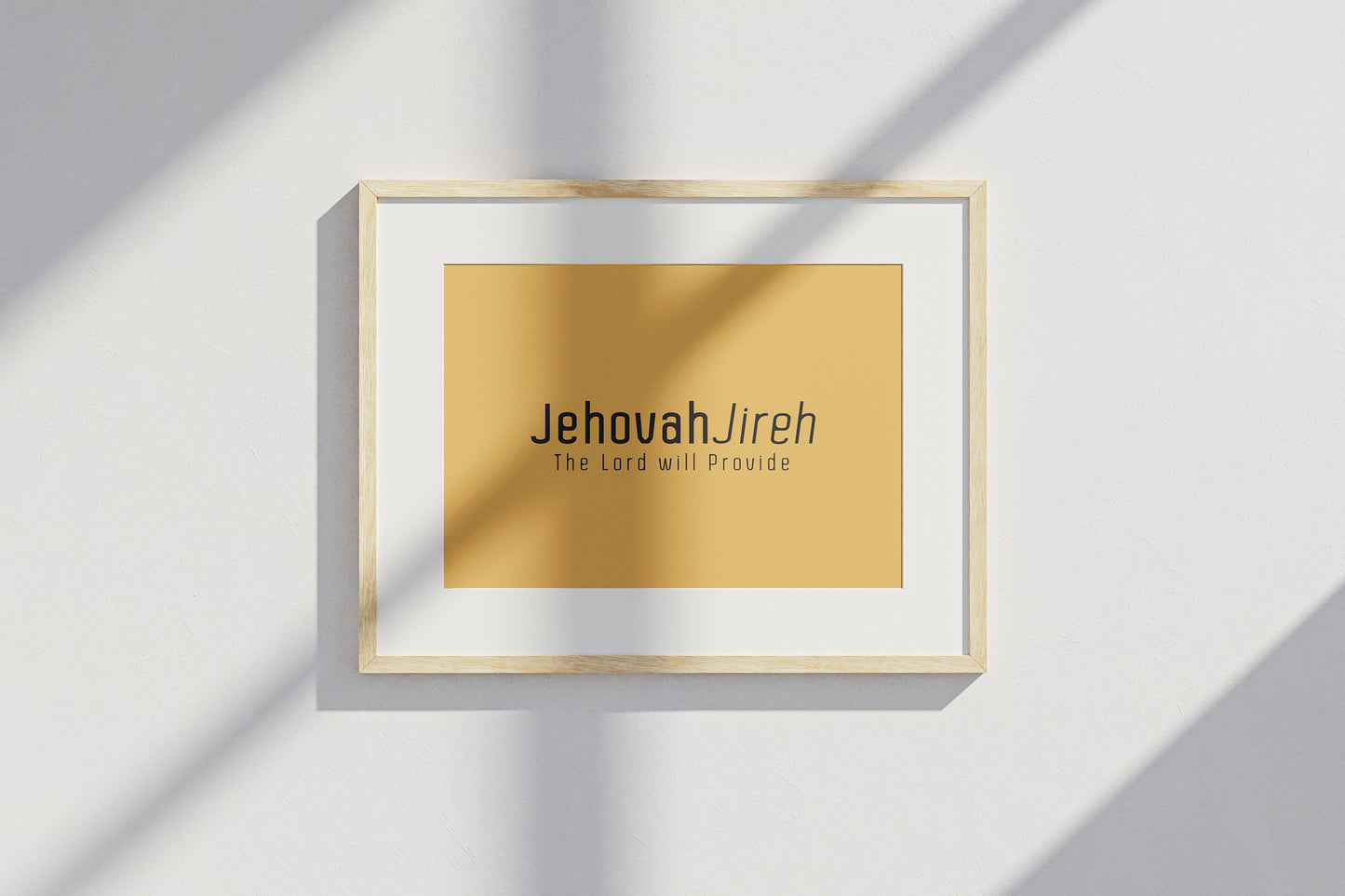 Jehovah Jireh • The Lord will Provide Print