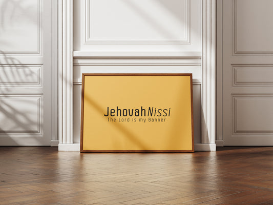 Jehovah Nissi • The Lord My Banner Print