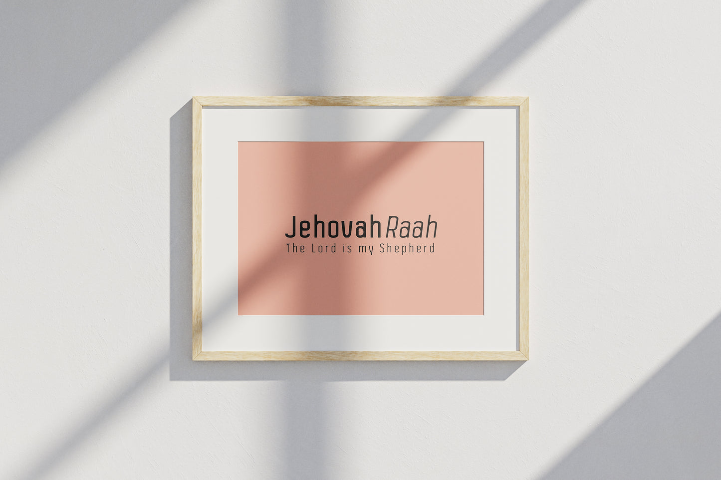 Jehovah Raah • The Lord is My Shepherd Print