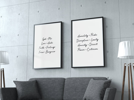 More of Him > Less of Me I Print